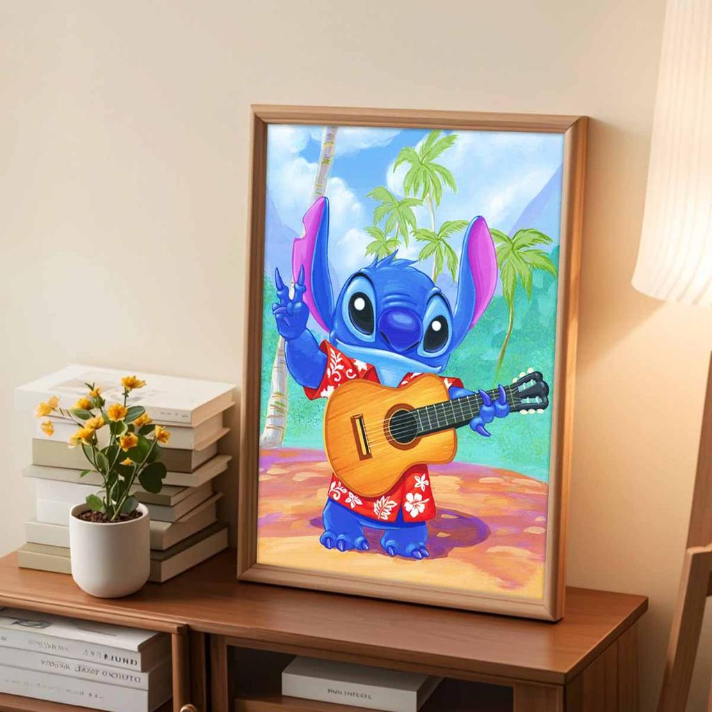 Full Round Diamond Painting Stitch Who Plays The Guitar Art Rhinestone Picture Mosaic DIY 5D Cross Stitch Embroidery Home Decoration