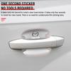 4PCS Car Door Handle Protection Sticker Emblem Car Decoration Styling For Mazda 3 7 8 Atenza Axela 5 6 323 500 RX7 RX8 CX9 CX30 CX7 CX6 CX5