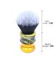 Yaqi 24MM Men Wet Shave Brushes Sagrada Familia Black/White Tuxedo Synthetic Fibre Resin Handle Shaving Foam Brush