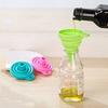 5Pcs Foldable Silicone Funnel, Mini Collapsible Oil Funnel for Kitchen, Portable Small Liquid Transfer Tool for Bottles