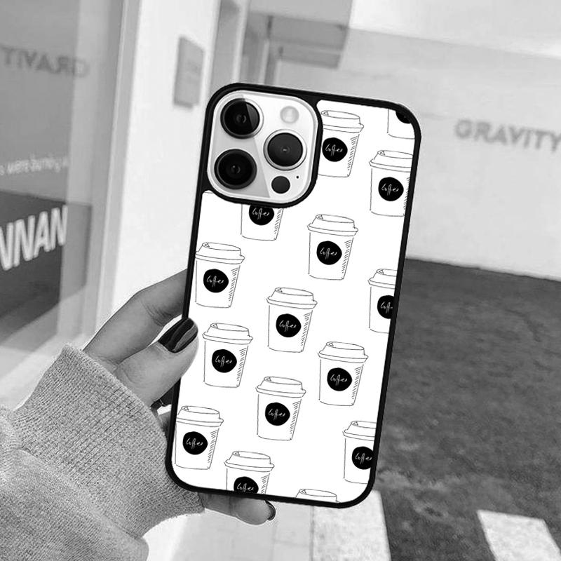 Coffee Is Calling Funny Phone Answer Page Phone Case For iPhone 17 Air 15 16 Cover  11 13 14 Pro Max 12 Plus Max XR