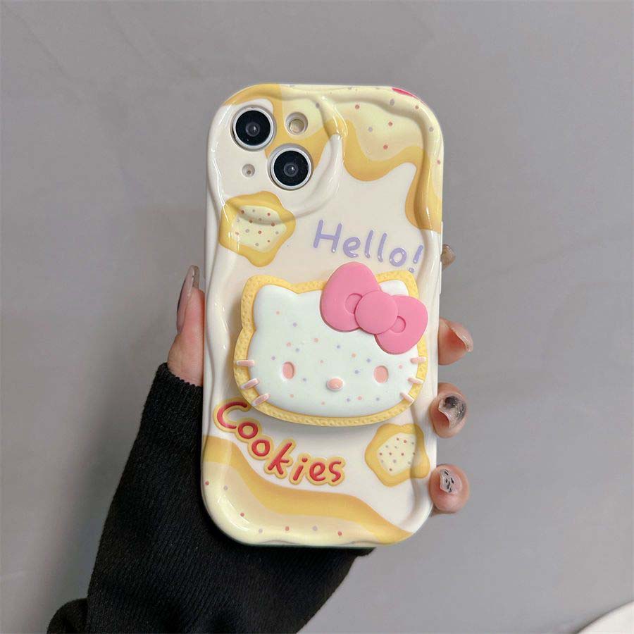 Hello Kitty Kuromi Bracket Holder Chain Casing For Huawei Honor 400 Lite Pro X9B X8C X8B X8A X9D X7D X7B X7A X6B 90 Lite 5G Case