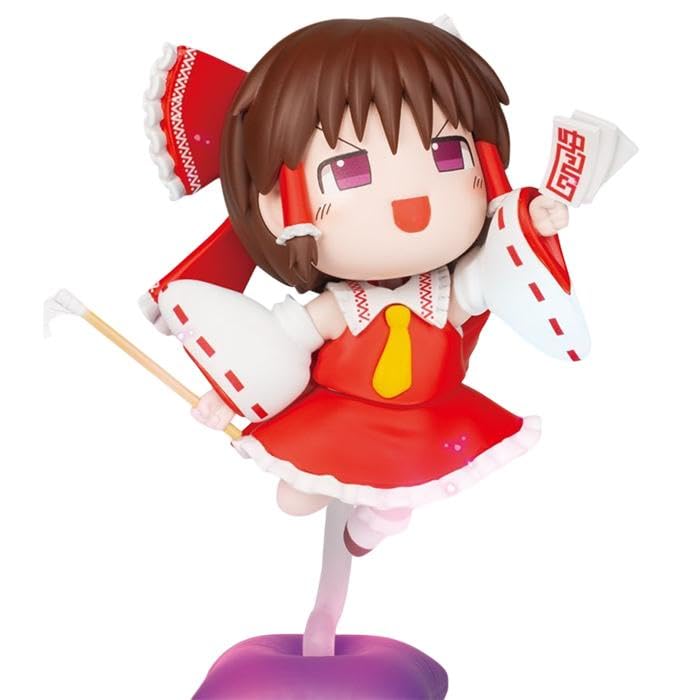 Touhou deformed approximately 17cm Yukkuri-style figure, (Hakurei Reimu)