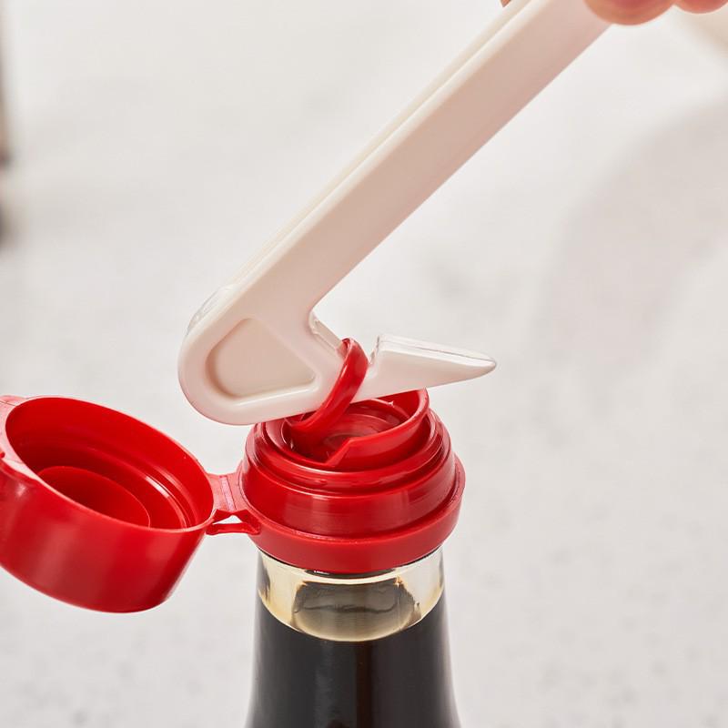 Easy-Open Tin & Bottle Can Opener with Pull Ring