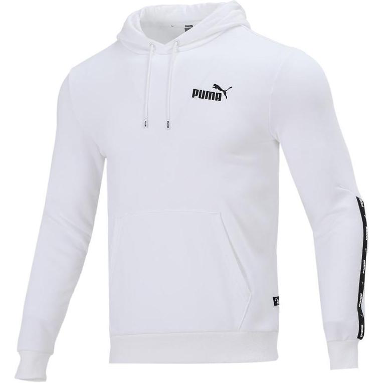 PUMA Unisex Solid Color Long Sleeve T-Shirt White 849590-02 M