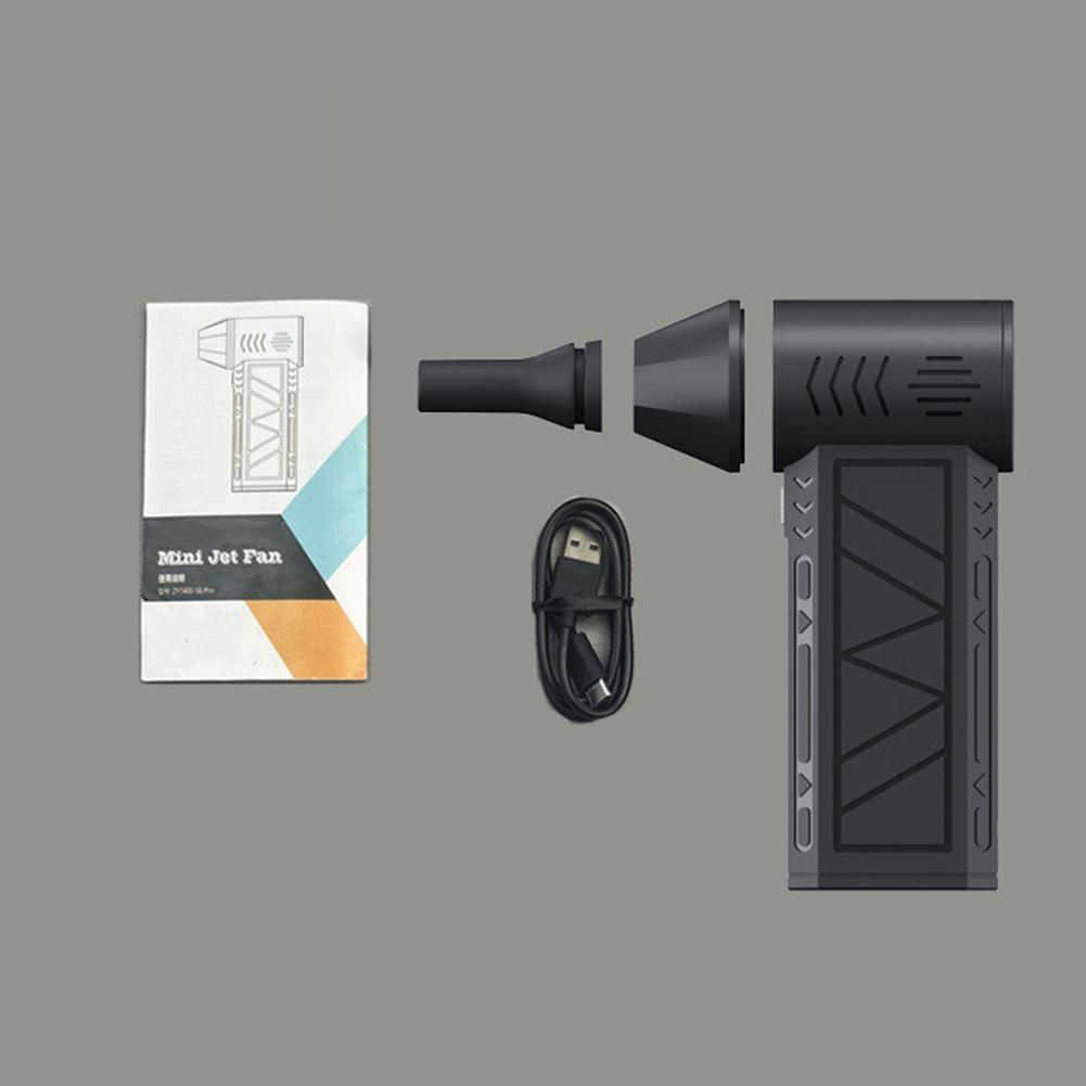 Power Mini Turbo Jet Fan Rechargeable Electric Air Duster 110000RPM Air Blower Jet Dry Blower For Computer Laptop Keyboard Clean