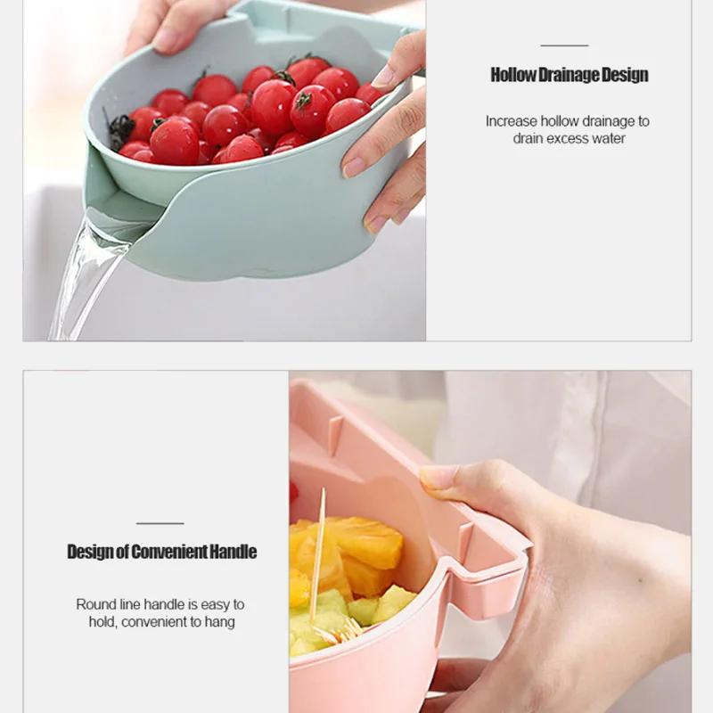 Kreativní miska dvoupodlažní nádoba na suché plody, svačiny, semínka, držák na telefon, odpadkový koš, plastový úložný box, organizér na šperky