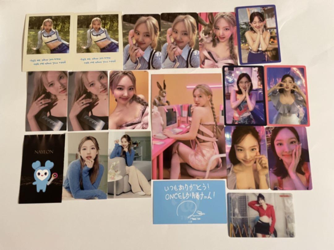 

[Б/У] Коллекционные карточки TWICE Nayeon Lantre 19 штук