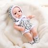 30cm Silicone Reborn Baby Doll - Soft Sleep Companion & Child Role-Playing Toy