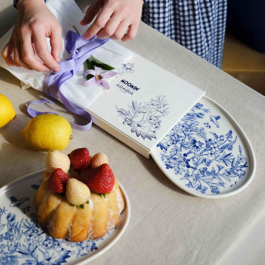 [Officially Imported] Moomin Arabia Hal Serving Plate, 23 X 17 Cm, Moomin Tableware, Arabia, 1073504