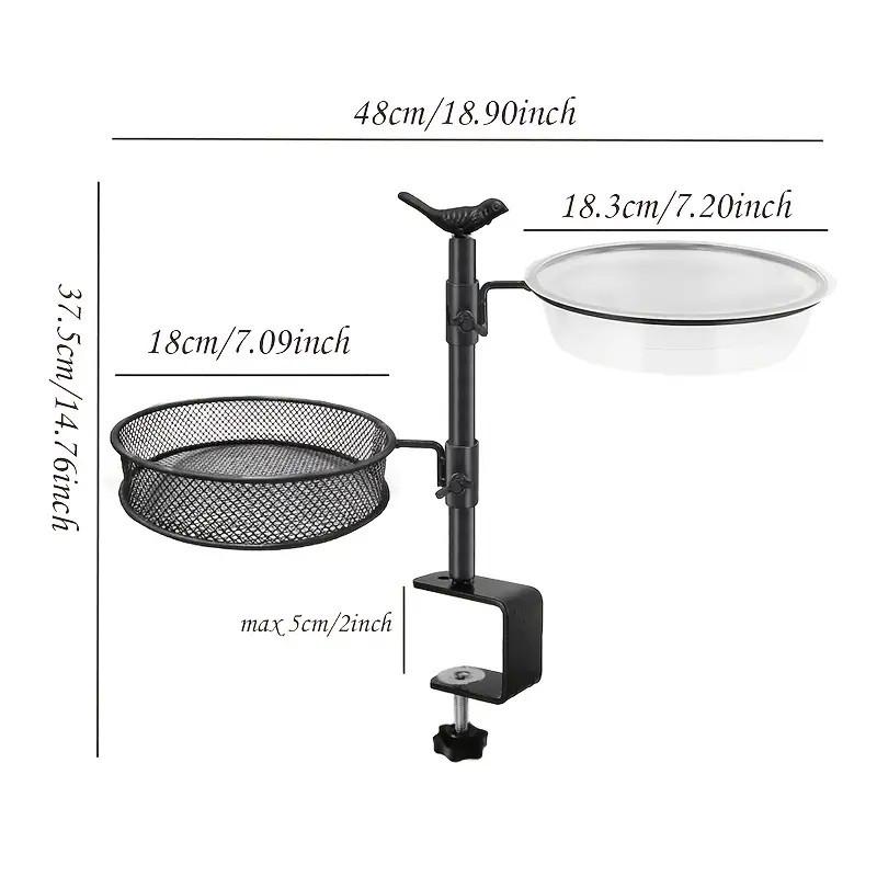 Outdoor Decorative Hanging Bird Feeder and Bird Bath Pendant for Garden and Balcony