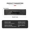 AIB3   For Jeep Seat Belt Cover Car Styling Cotton Safety Shoulder Protector Auto Accessories Cherokee Patriot Liberty Wrangler JK JL
