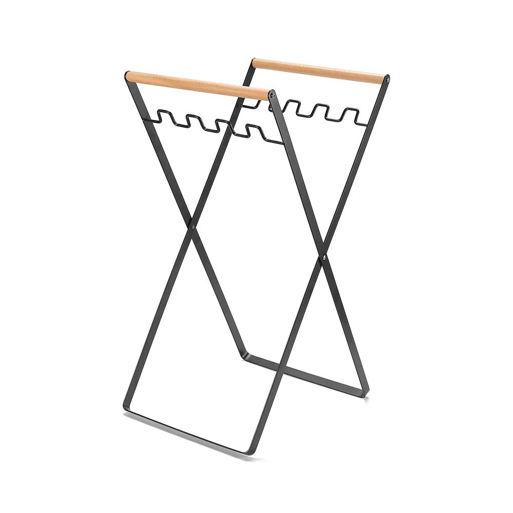 Haushalts-Müllgestell für den Außenbereich, faltbares Lagergestell für Küchenabfälle, Halterung für Plastiktüten