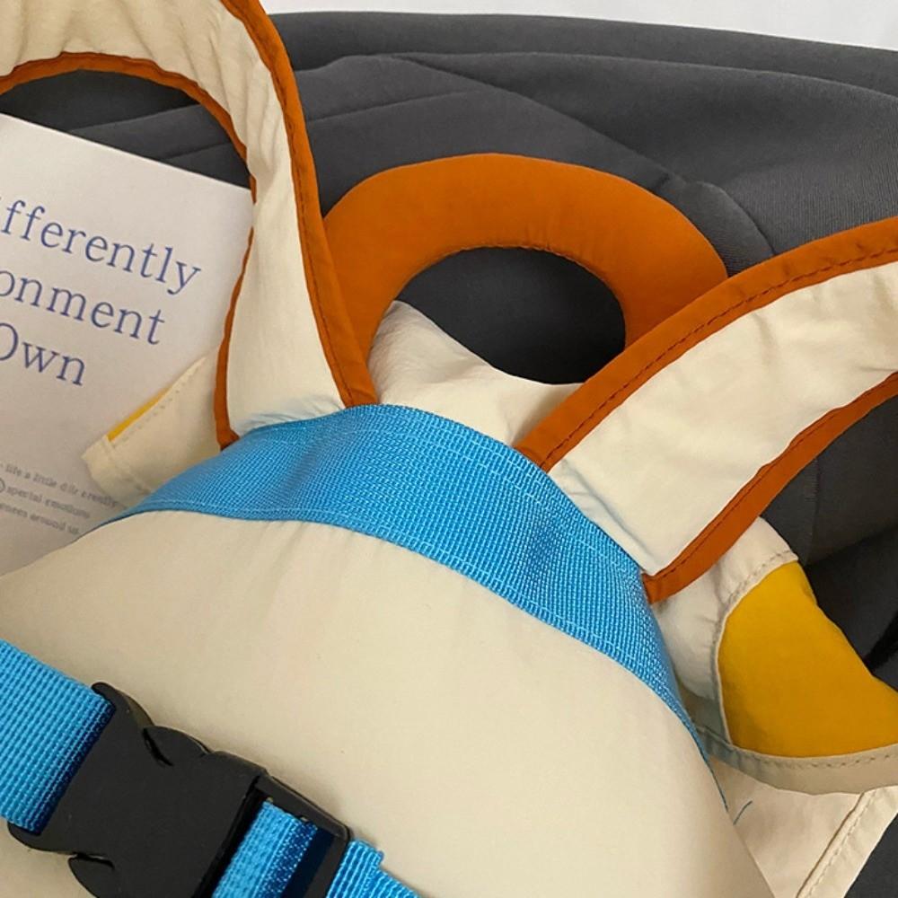 Color Matching 2 Sizes Parent-Child Bags Large Capacity Korean Style Drawstring Schoolbag Nylon Multi-Pocket Kids Backpack