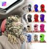 Customized Logo Tag Full Face Cover One Hole Pink Camouflage Designer Winter Knit Hat Grassy Beanie Ski Mask Fuzzy Balaclava