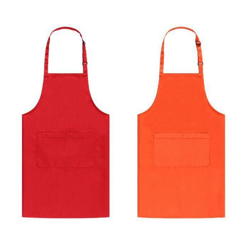 

Waterproof Bib Apron with Pocket Sleeveless Kitchen Apron Adjustable Cooking Apron Outdoors