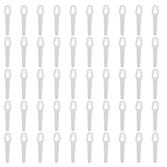 20/50/100Pcs Mower Cutter Blades Ergonomic Design Universal Simple Installation Lawnmower Plastic Cutting Blade Parts Kit