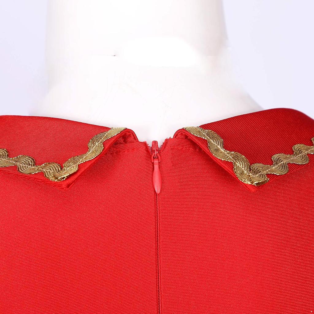 Womens Circus Ringmaster Role Play Long Sleeve Jumpsuit Bodysuit Costume