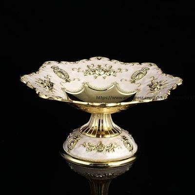 Vintage Table Snacks Tray Dried Fruit Plate Candy Nut Bowl Trinket Dish Tea Retro Jewelry Display