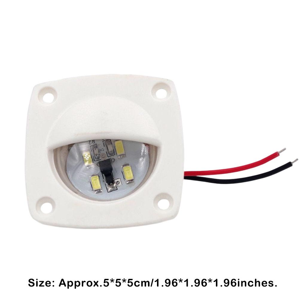 Courtesy Light Space Saving Compact Size ABS Ceiling Bulb Wall-mounted Lamp Firm Structure Yacht Accessories Lighting Device