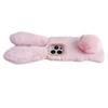 For iPhone 16 Pro Case Bunny Ears Furry Soft TPU Protective Phone Cover