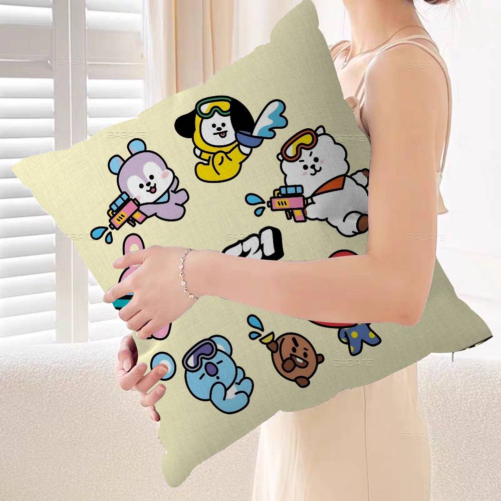 Korean Idol Pillow Cover for Bedroom Room and Living Room Sofa Decorative Cushion Cover