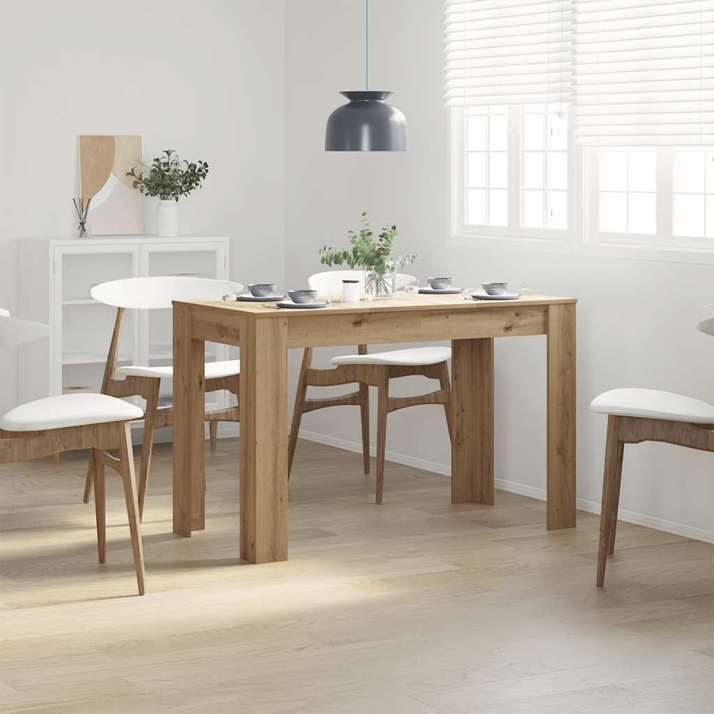 Vidaxl Esstisch, Artisan-Eiche, 120x60x76 cm