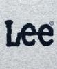 LEE Boucle Big Twitch Logo Knit Light Gray