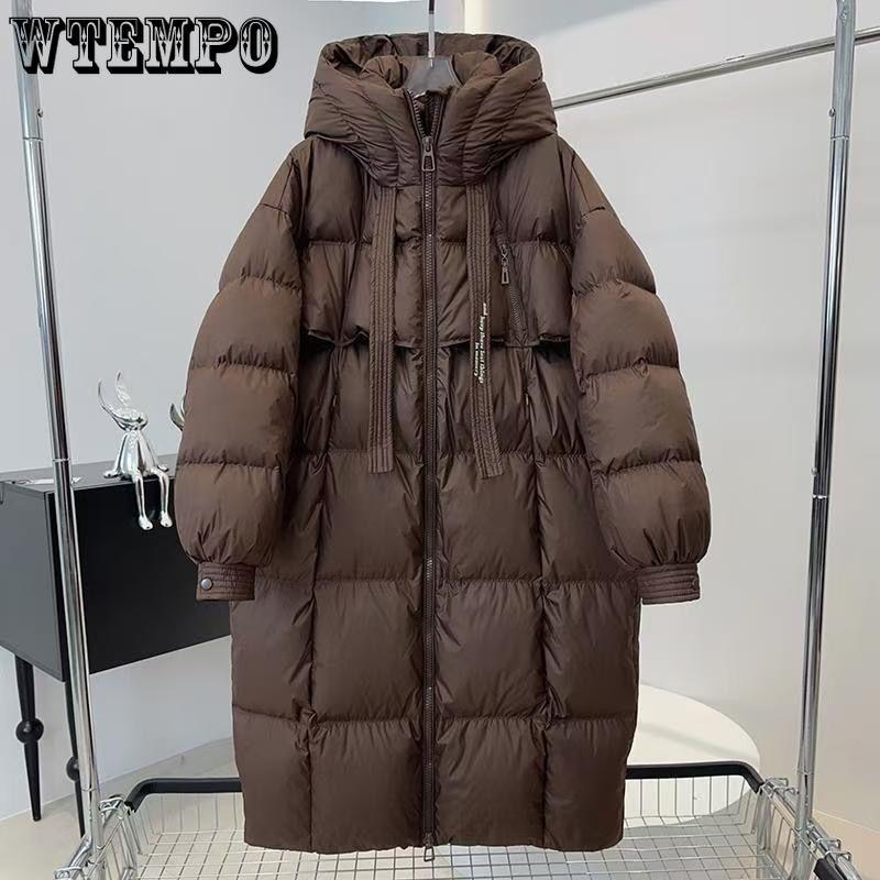 Winter Fleece Cotton-padded Jacket for Women Loose Bread Coat Warm Knee-length Thick Long Cotton-padded Jacket