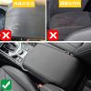 Fucaten Fit Subaru Forester SK System (Juli 2018 - Nu) Armstödsskydd Konsolskydd Piffa upp Mittkonsolbox (Svart)