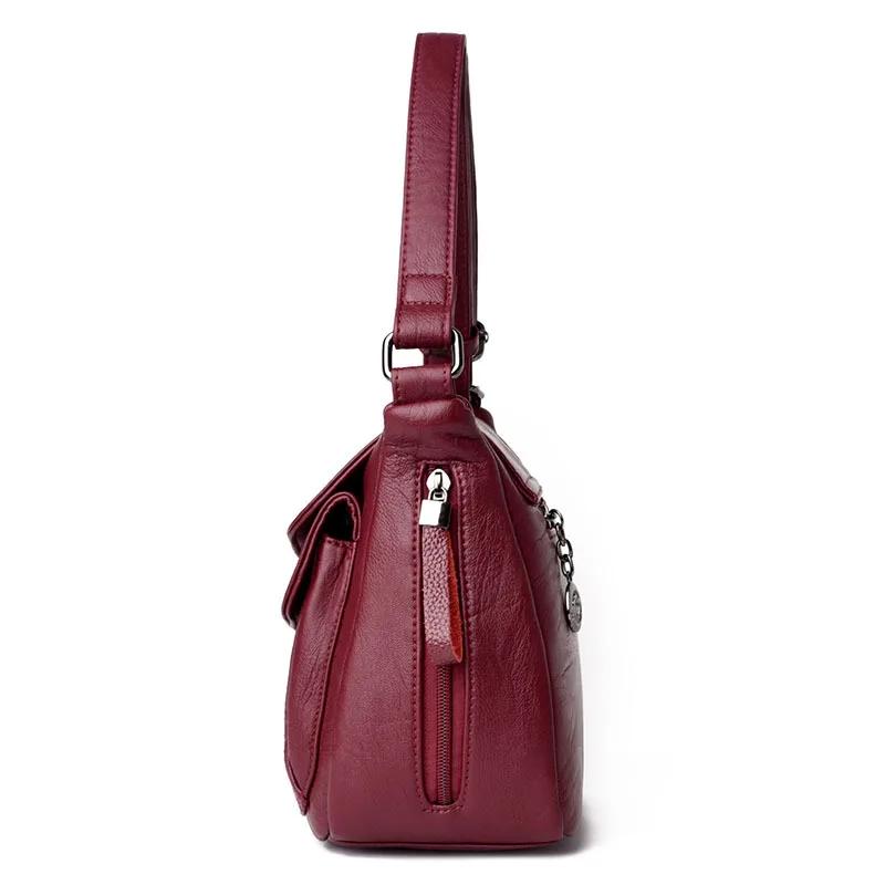 Designer Handbag High Quality Soft Leather Purses And Handbags Casual Shoulder Messenger Bags for Women Sac