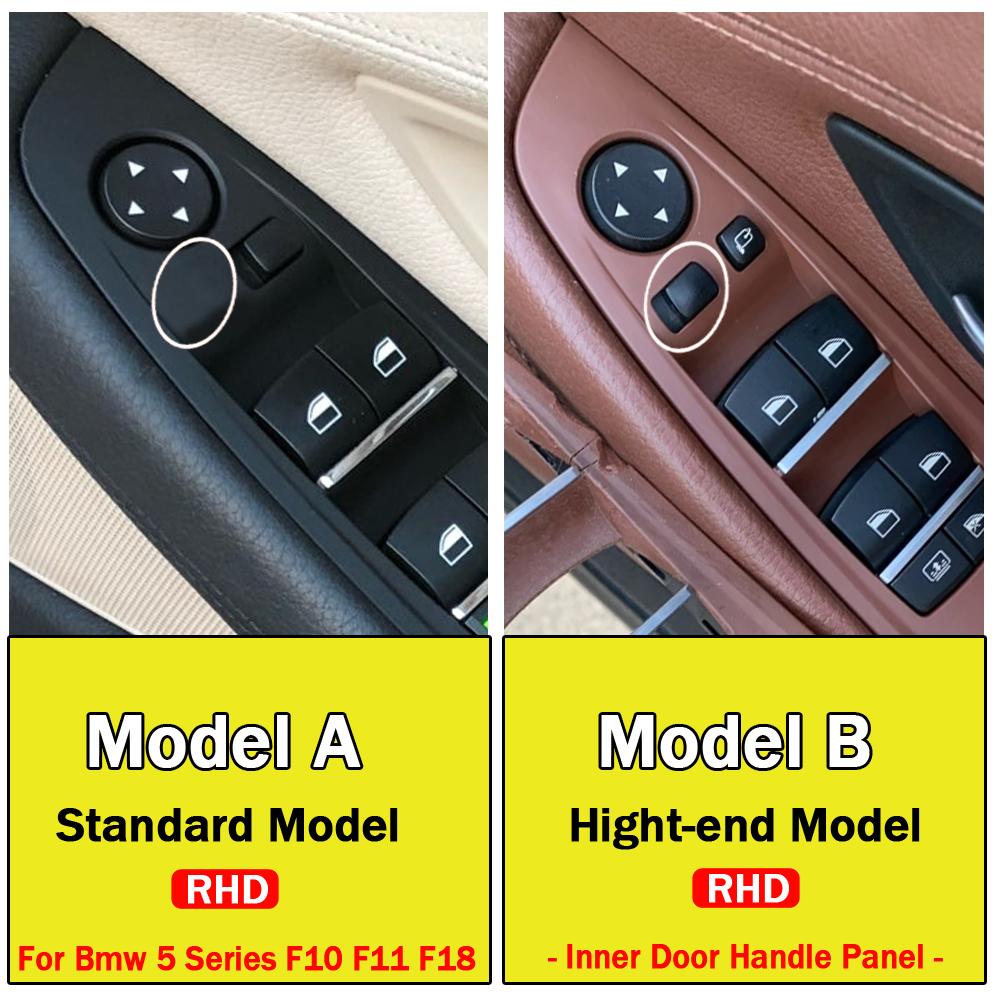 Original Right Hand Drive RHD For BMW 5 Series F10 F11 Beige Black Car Interior Inner Door Handle Panel Pull Trim Cover