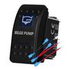 12v/24v Blue Led Light 5 Pin On Off SPST Rocker Switch 7 Pin On Off On ARB Carling Style Car Boat Waterproof Pump Push Switch