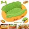 Cushion Pet Bed Hot Dog House Lounger Warm Removable Washable Cat Animal Kennel