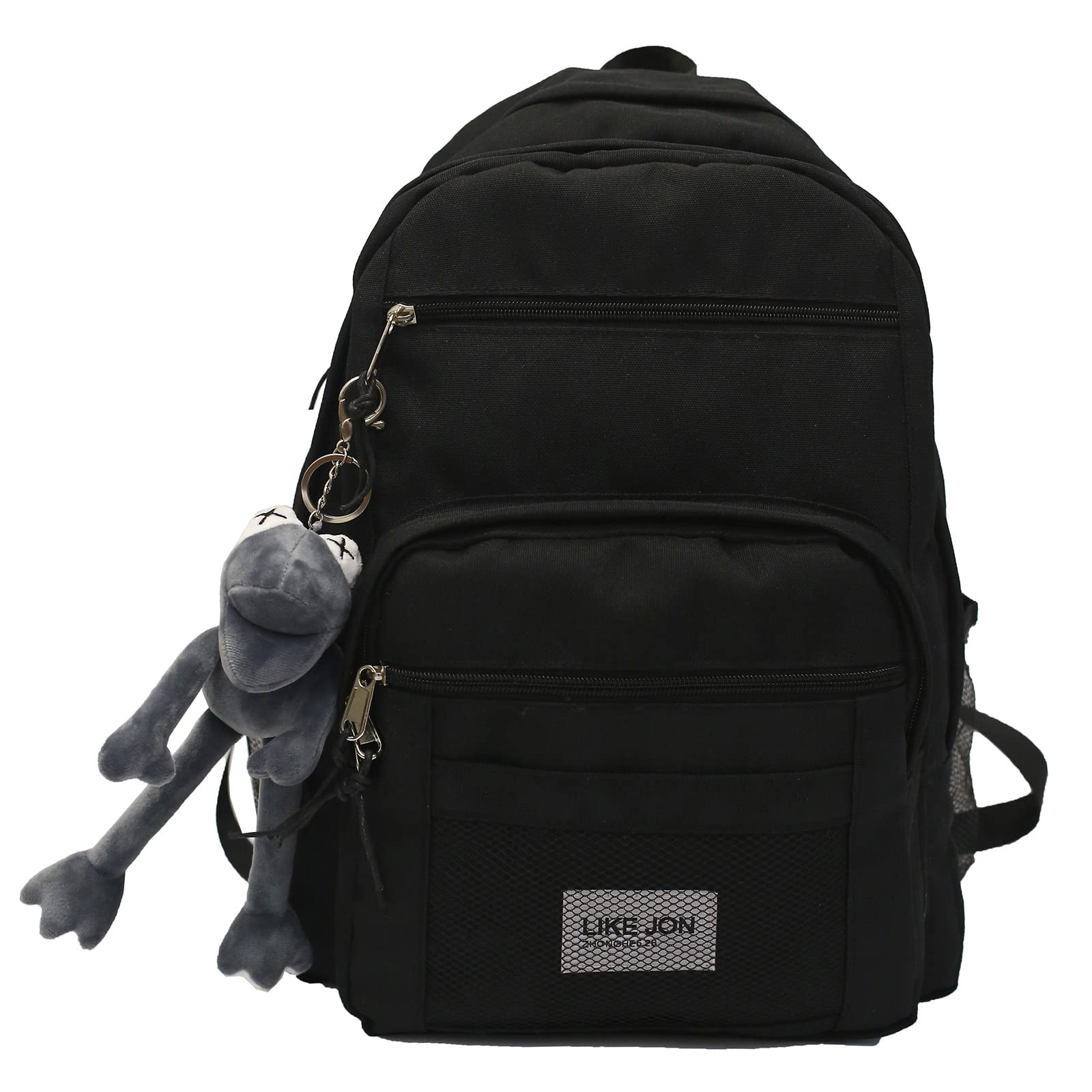 

Корейская вместительная повседневная сумка-корзина [ZESU] рюкзак/большая сумкаСтуденческая сумка/школьная сумка/для поездок на работу (черный) чёрный