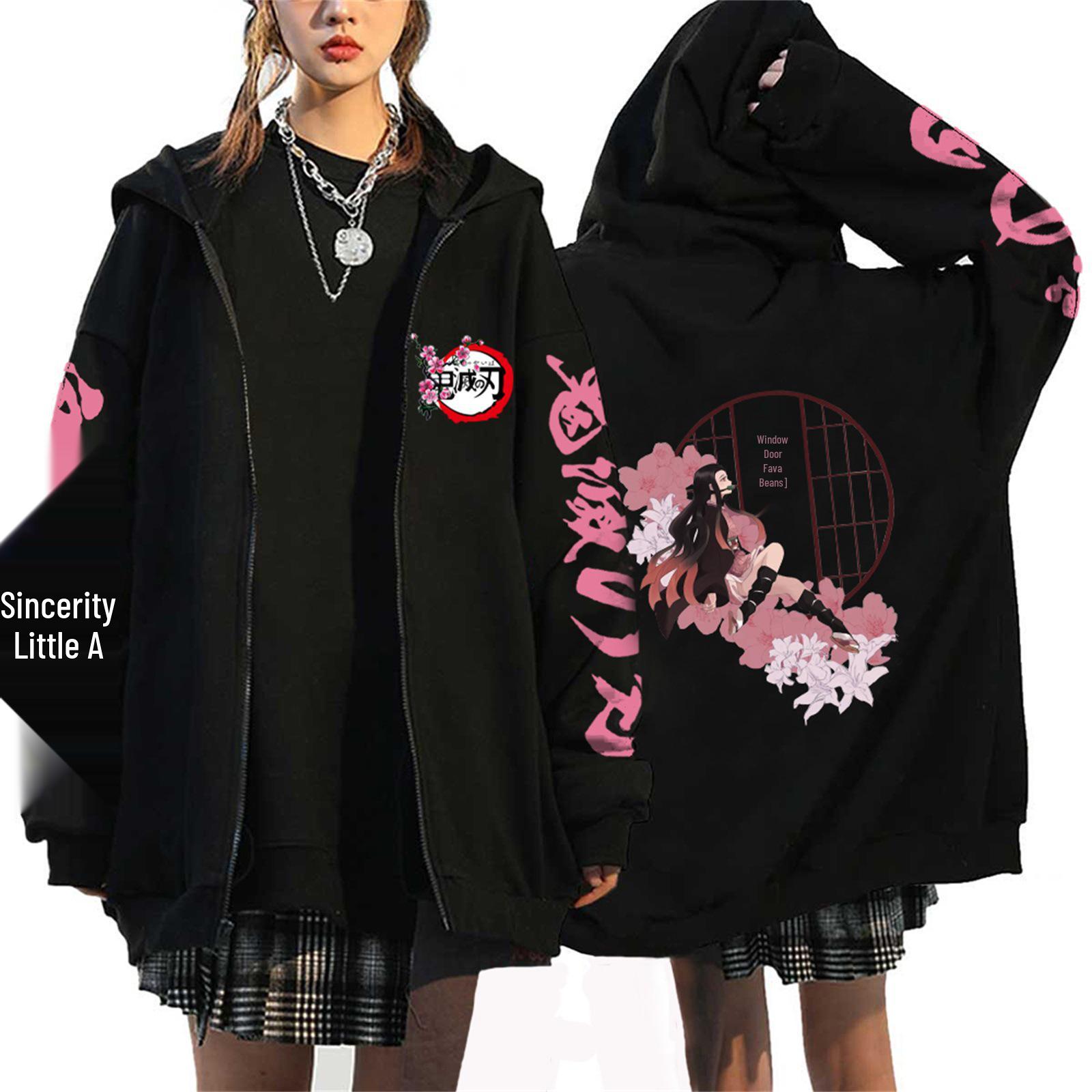 

Худи Demon Slayer x Hunter: Унисекс толстовка на молнии 4XL