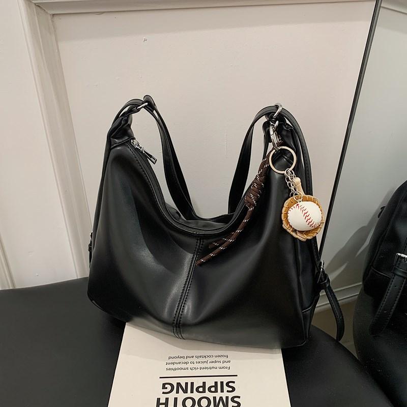 Retro big bag women's new large-capacity tote bag casual shoulder messenger bag backpack