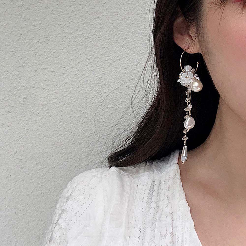 Beads Long Water drop Fringed For Women Dangle Earrings Tassels Earrings Drop Earrings Jewelry