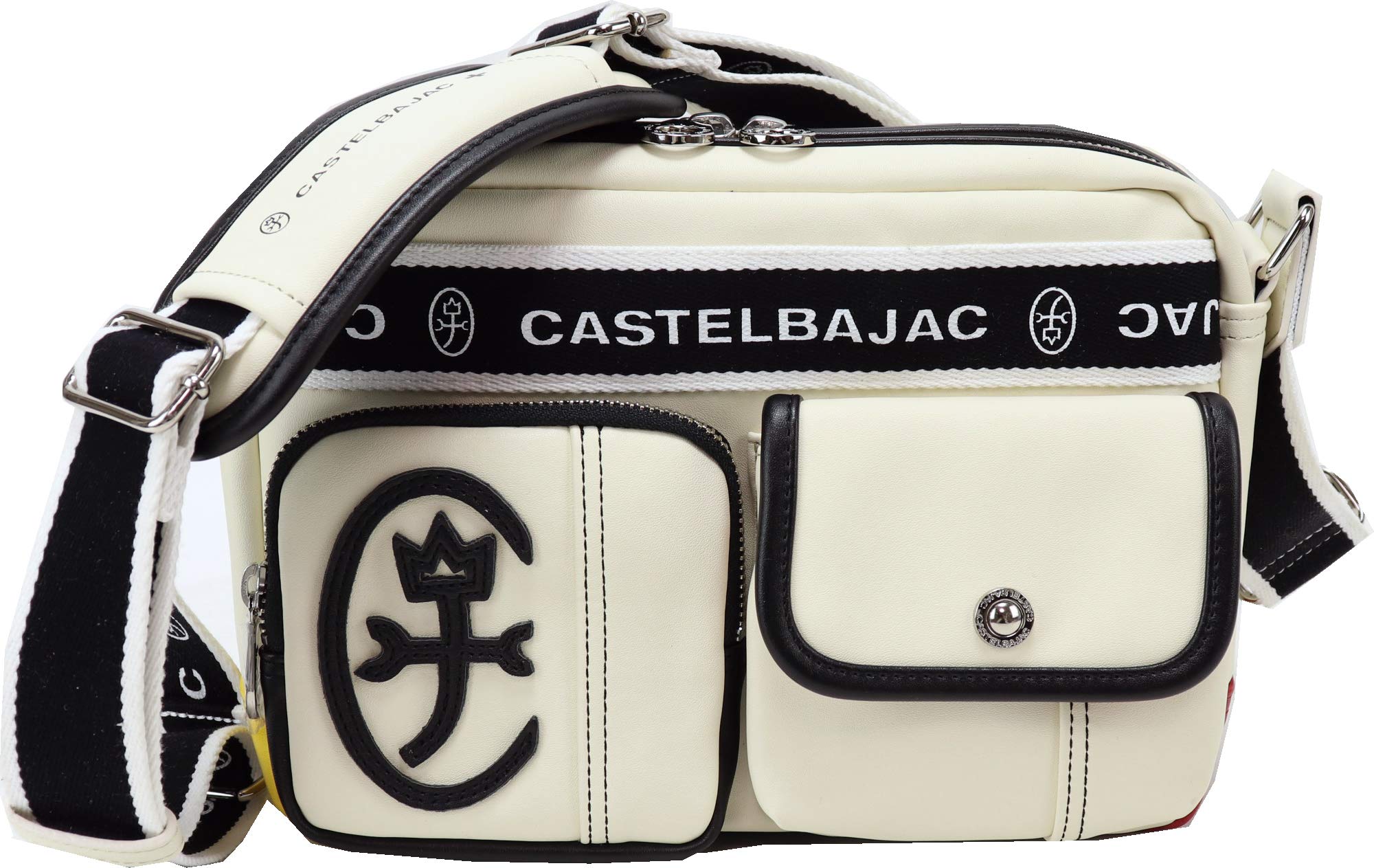 

CASTELBAJAC Domine Горизонтальная наплечная сумка, 24111 (белый) для мужчин и женщин