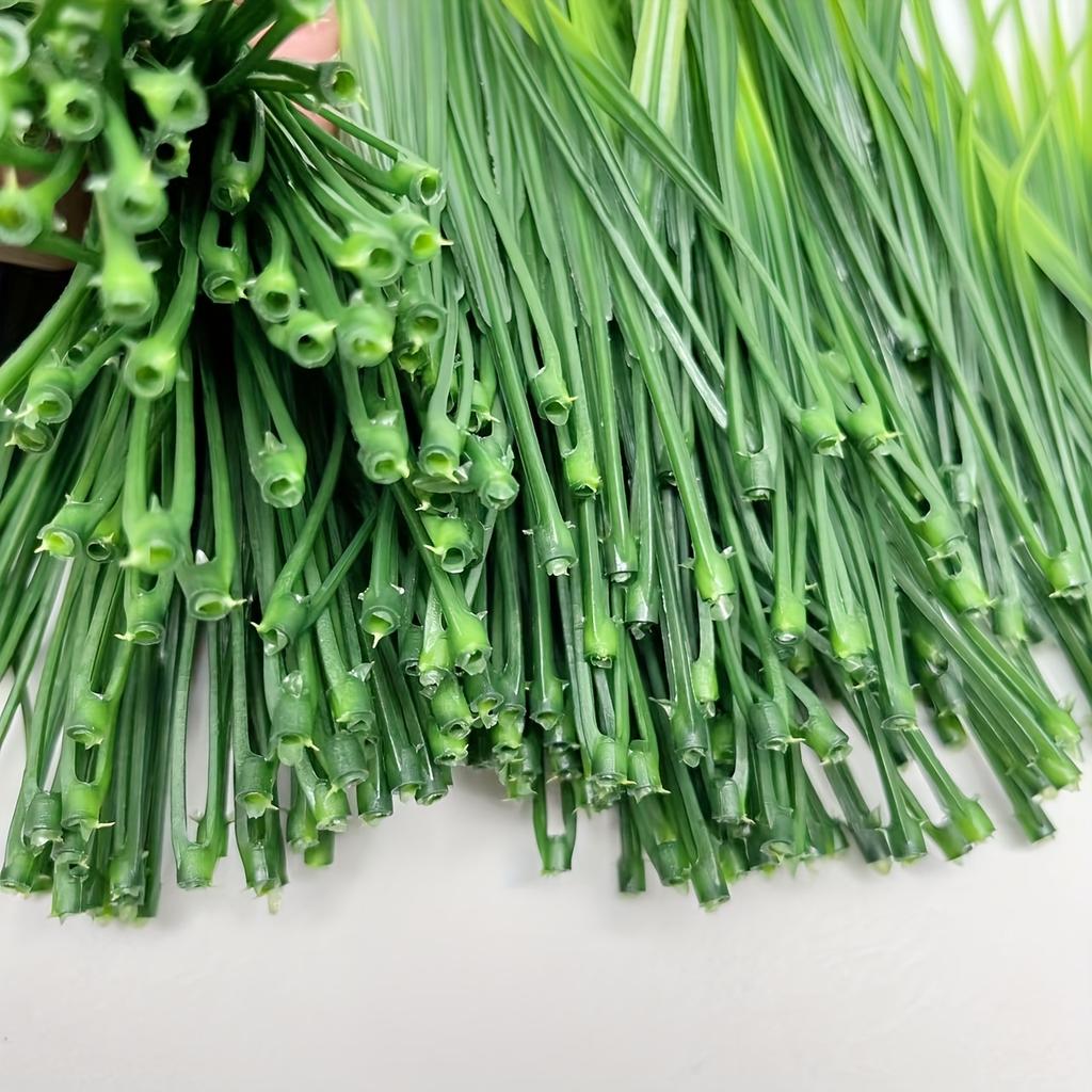 Lifelike Artificial Grass Plants Perfect for Aquariums, Thanksgiving St. Patrick's Day Decor, Outdoor Patio Tables No Container Included, Rehabilitati