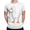 Untitled Goose Game 8 Bit Funny 100 Cotton TShirt Untitled Goose Game Tees Tops For Unisex