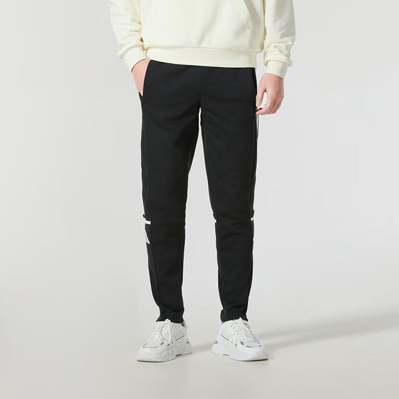 adidas Running Comfortable Warm Sports Casual Pants Men Bottoms Black JE2765