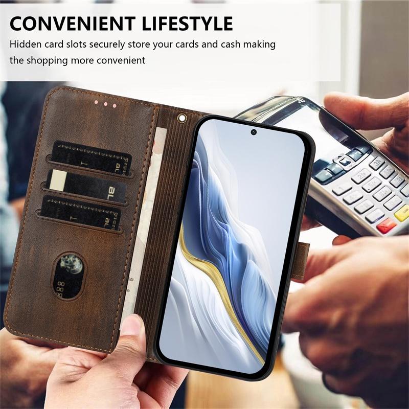 Casing For OPPO F19S F17 F19 F21 F21S F23 F25 F27 Pro Plus F29 5G Leather Wallet Pocket Card Slots Flip Case Cover