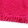 Pristine HERMES towel Beach Towel Yachting PM Large size with fringe pink cotton Used