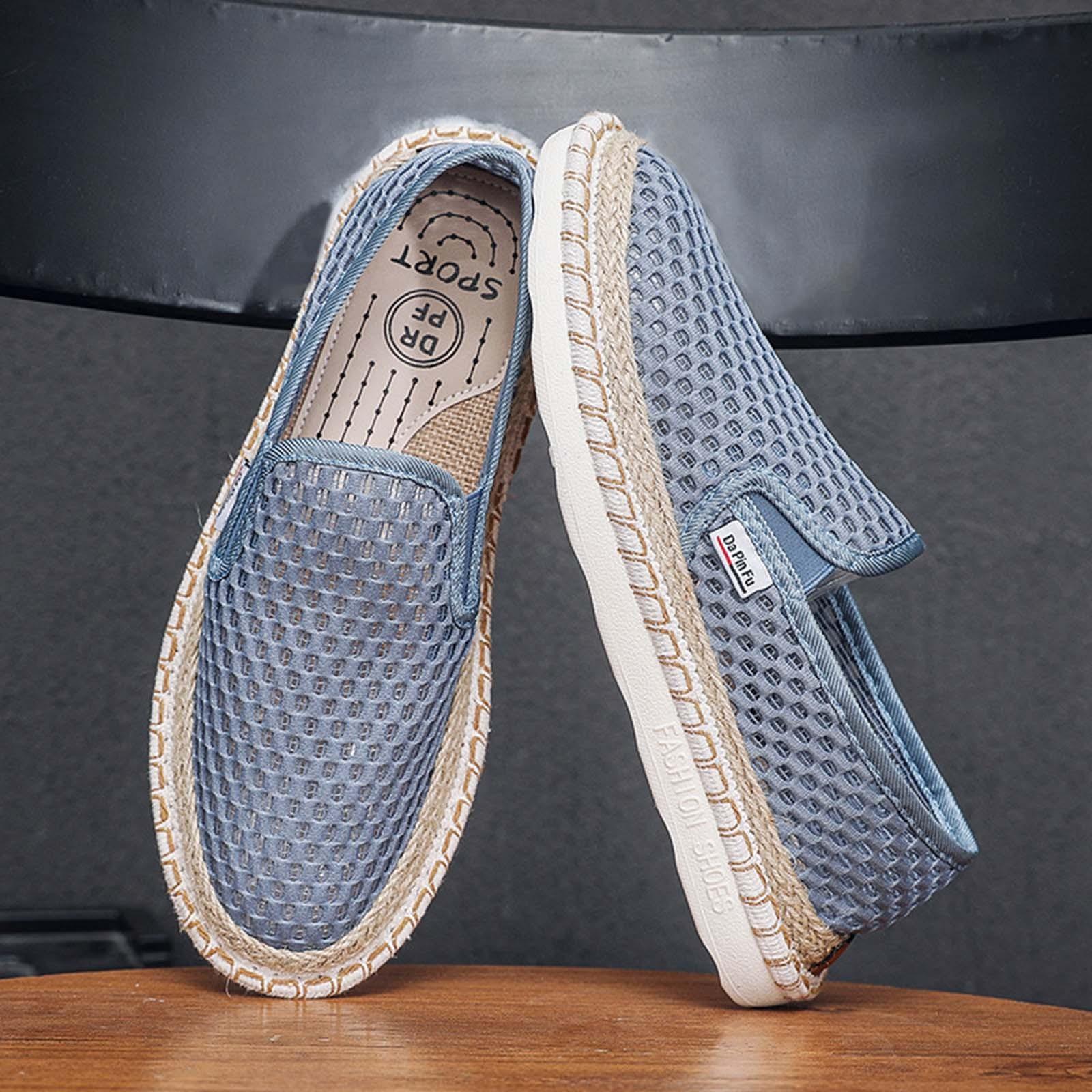 

Men s Mesh Breathable Casual Old Cloth Shoes Fisherman Shoes 41 синій