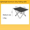 Outdoor Folding Table Portable Aluminum Alloy Picnic Chicken Rolls Table Lightweight Camping Table Picnic Table Chair Barbecue Table