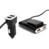 Автомобільний зарядний пристрій з 4 USB портами живлення Fast Charge 3.0 7.2A 54W Адаптер для зарядки мобільного телефону