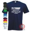 21st Birthday Celebration Funny T-shirt Bday Custom New