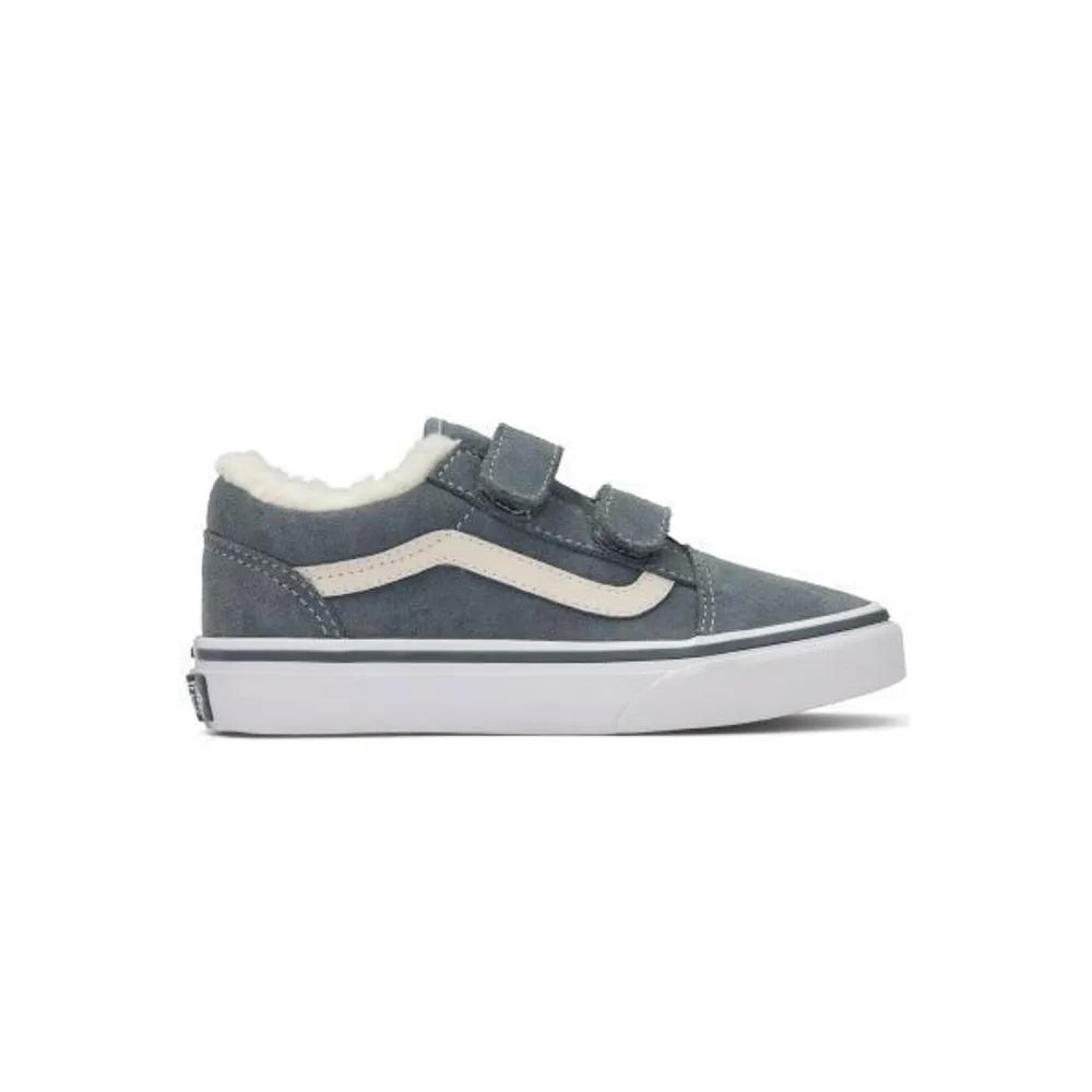 Vans KIDS Old Skool V-Suede Sherpa Stormy Weather 04 200