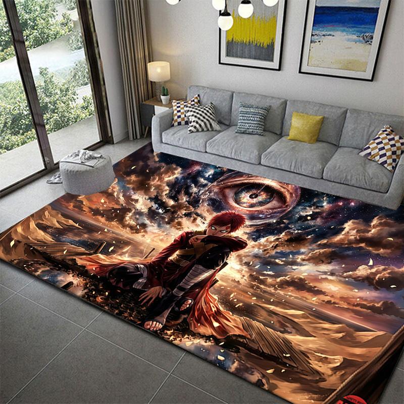 

Naruto Legendary Ninja Pattern Area Rug Soft Non-Slip Floor Carpet for Home 60x90cm